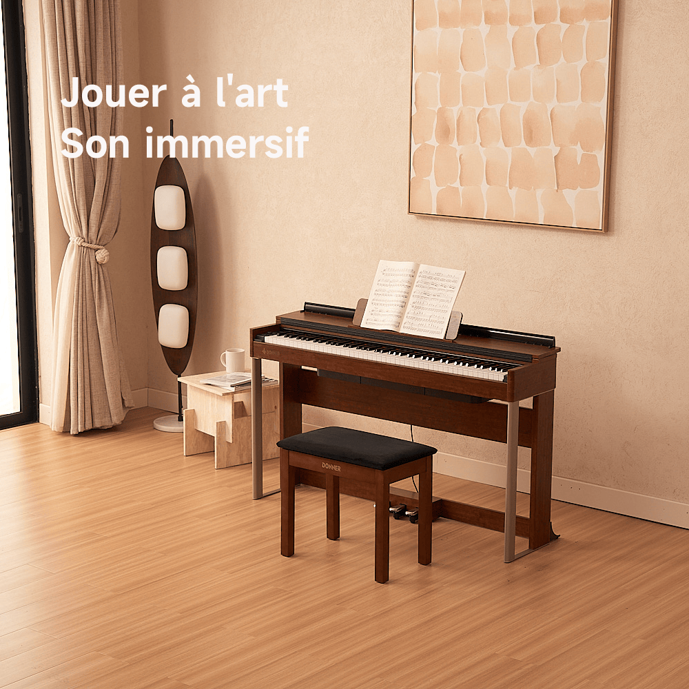 Redécouvrir l'élégance et le son : dévoilement du piano numérique droit Donner DDP-200
