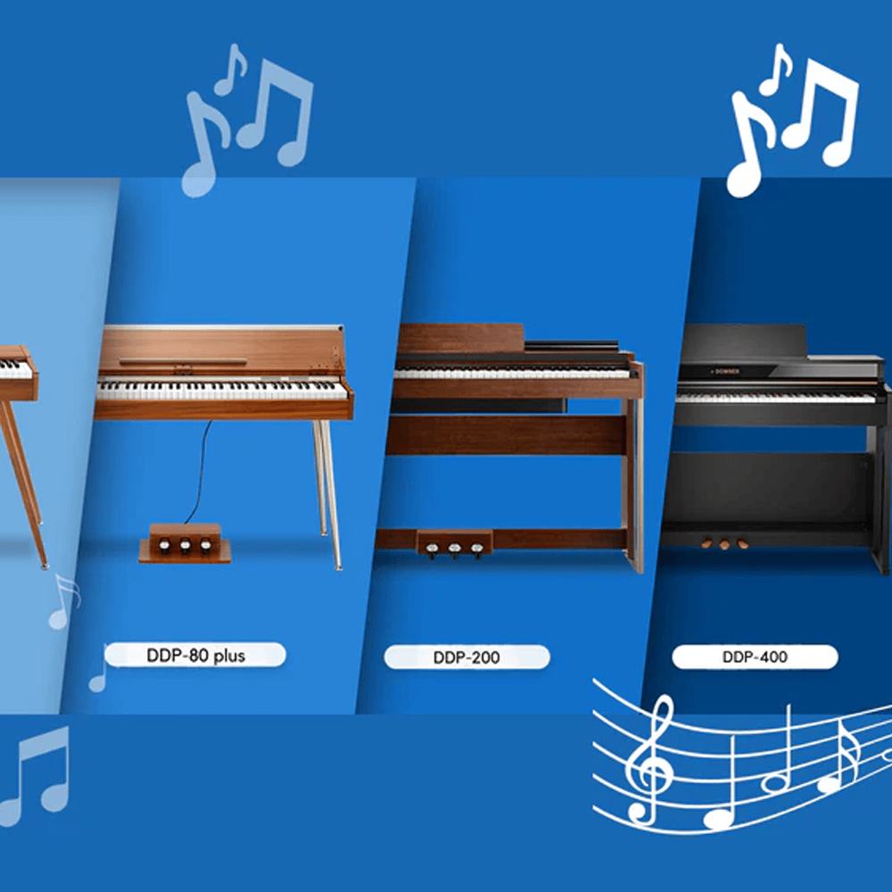 Le configurateur de comparaison de paramètres pour toute la gamme de pianos DONNER est désormais en ligne !