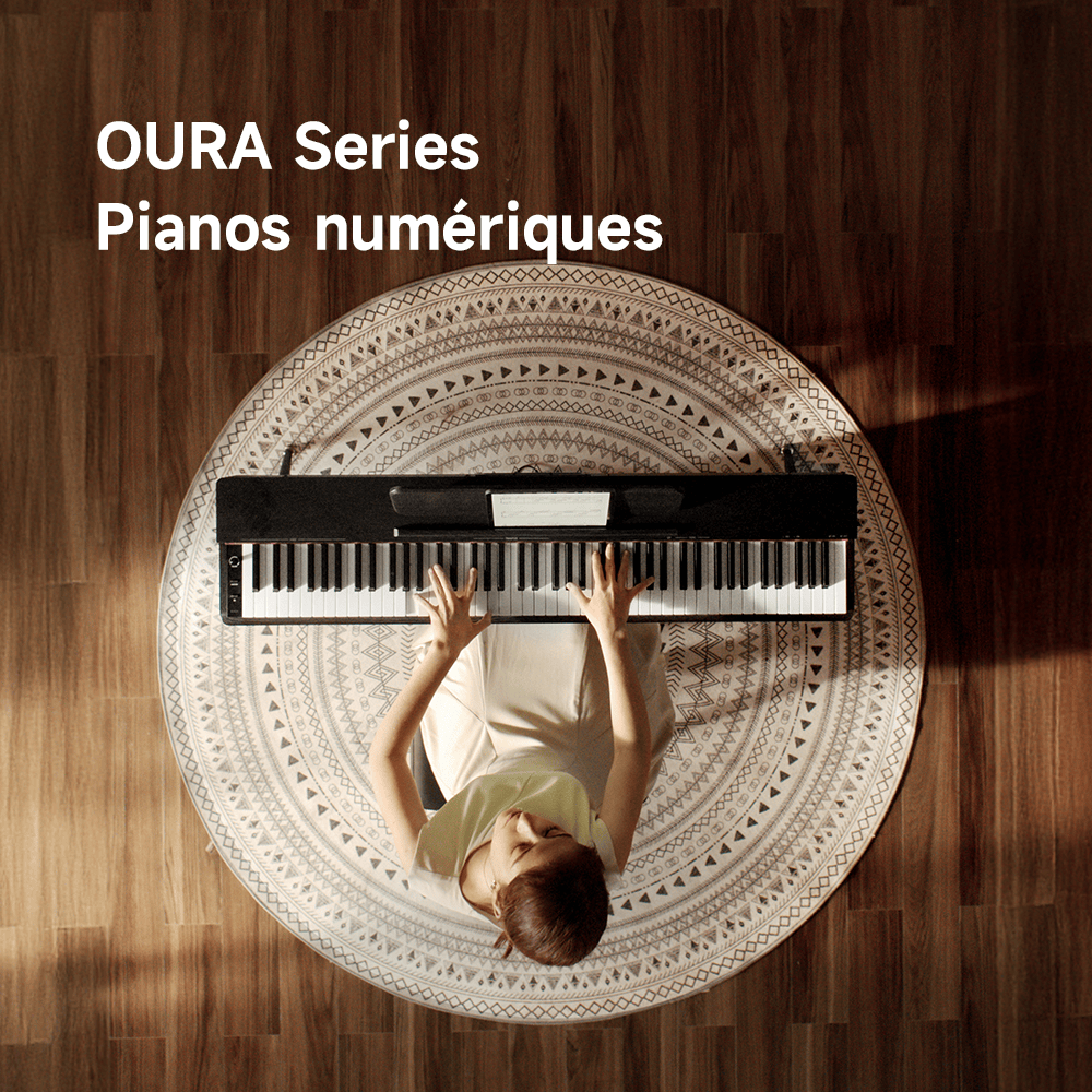 Découvrez l'élégance et les performances des pianos numériques Donner de la série OURA