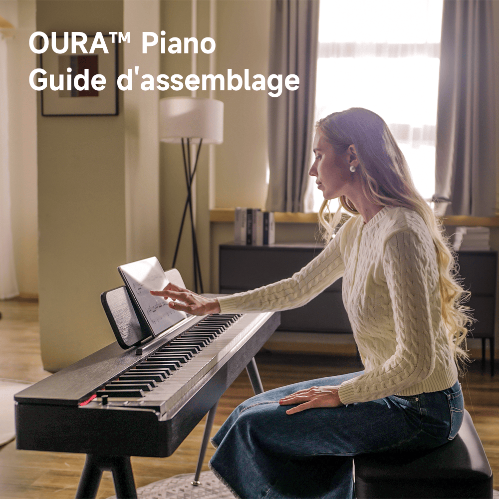 Guide d'installation des pianos numériques Donner OURA S100/S300/R300