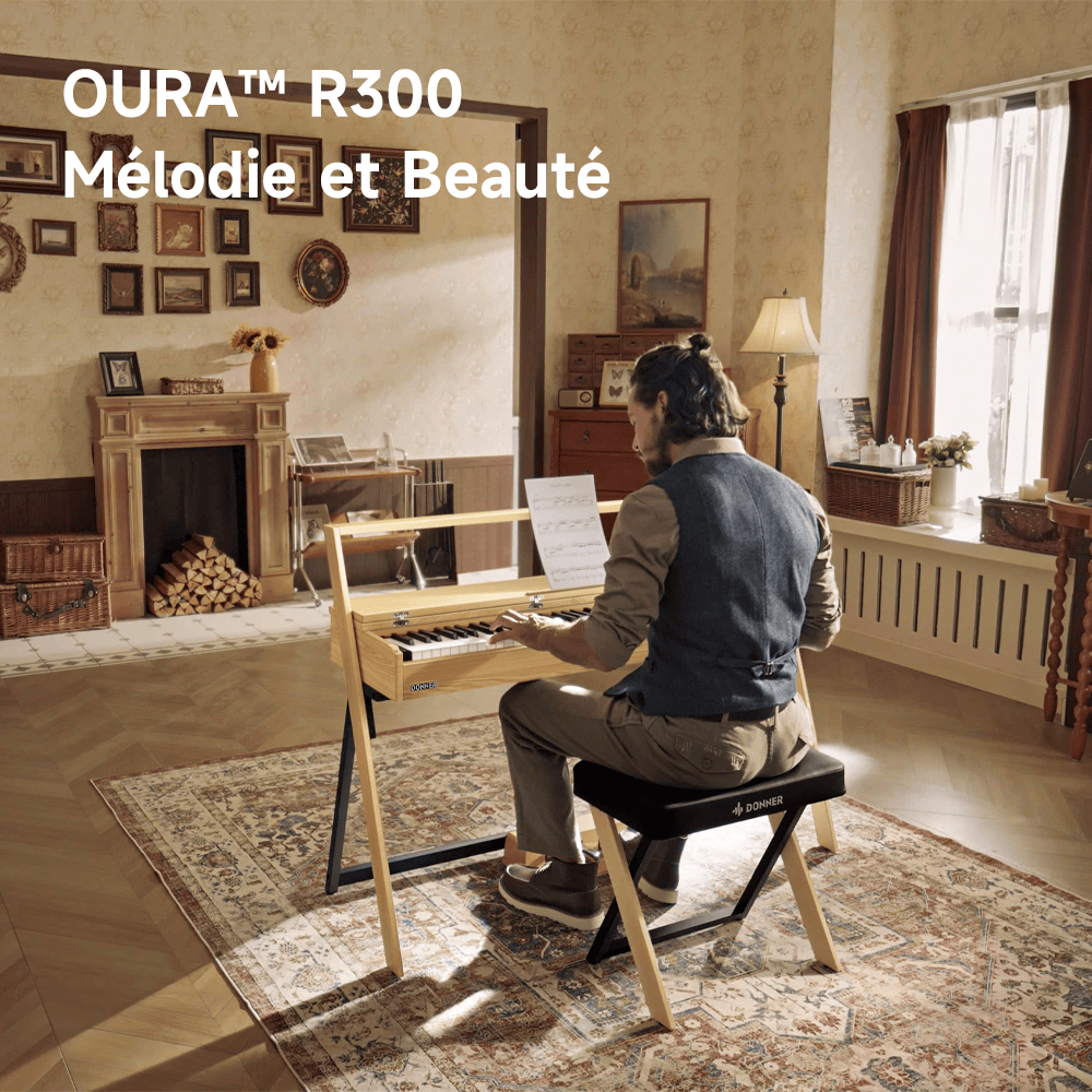 Quand les mélodies rencontrent la décoration : Présentation du piano numérique OURA™ R300