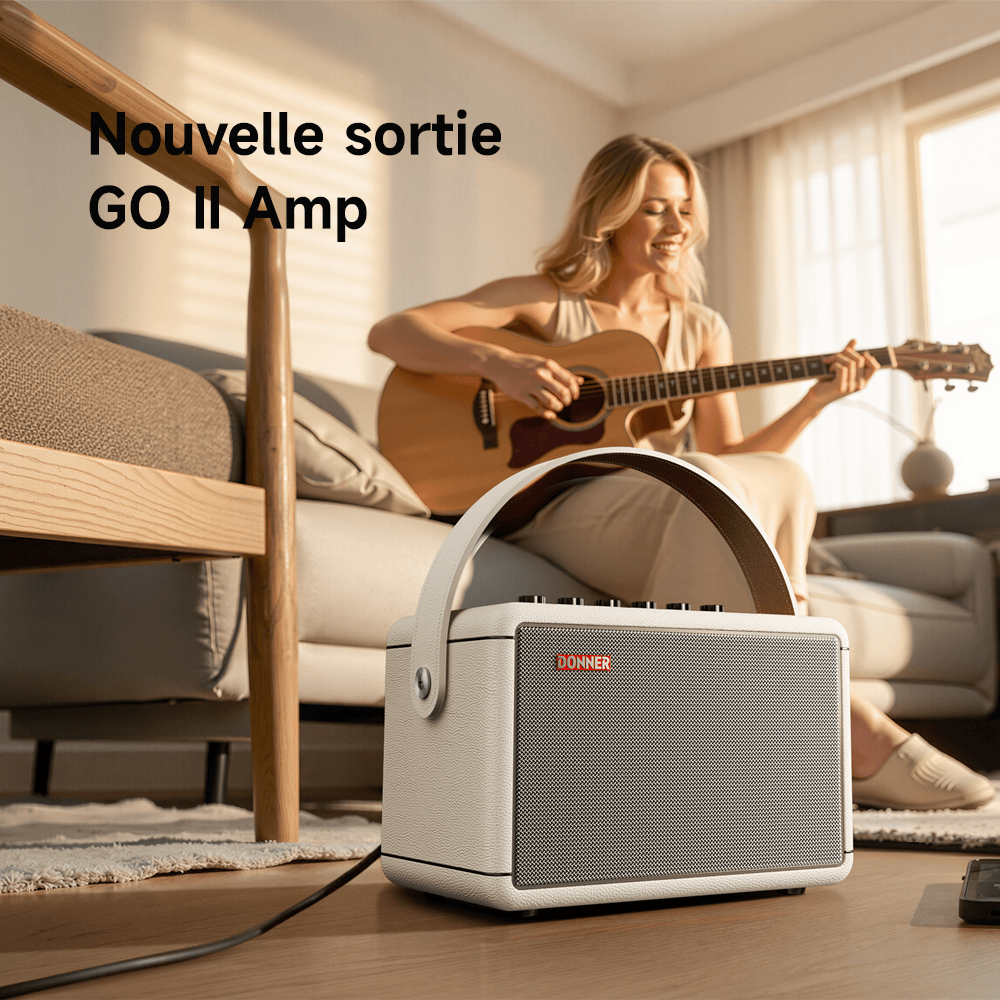 Nouvelle sortie: Nouvel ampli guitare portable Donner GO II | 15 W
