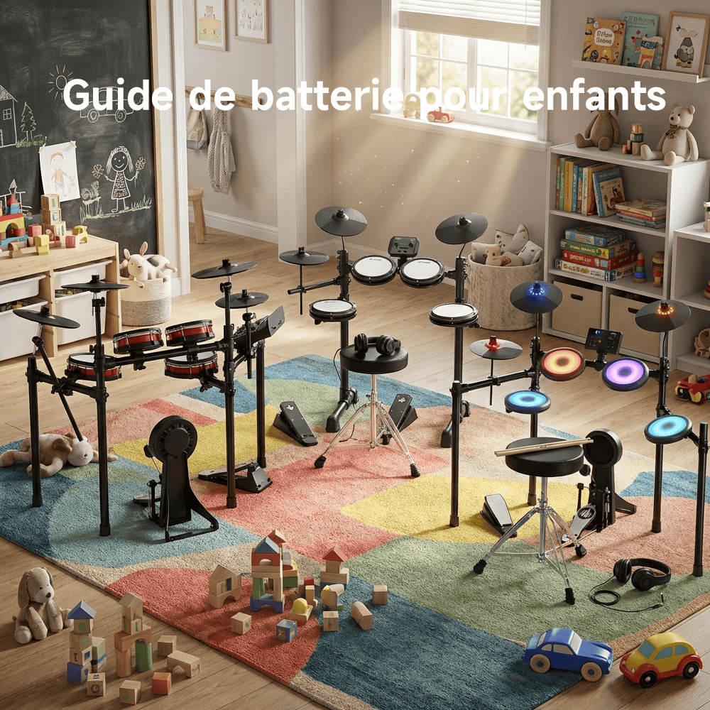 Comparatif de batteries électroniques pour enfants : Donner DED-70L, 80 ou 200 MAX ?