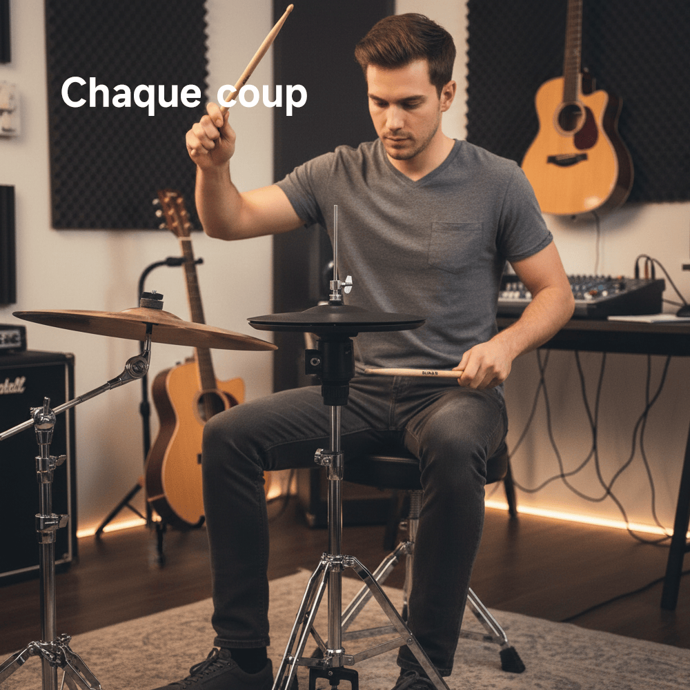 Guide des caractéristiques du kit de charleston Donner HHCB-12 de 12 pouces