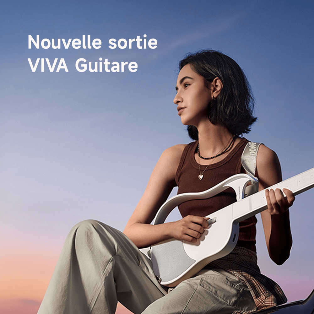 Nouvelle sortie: Donner VIVA Guitare intelligente sans cordes