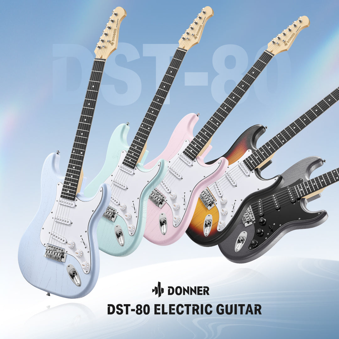 Kit guitare électrique pour débutant Donner DST-80 avec ampli et accessoires