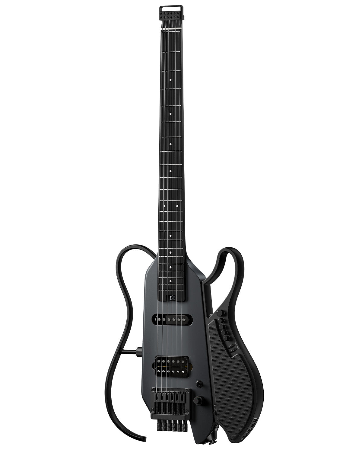 Donner HUSH X LIVE Guitare de voyage-Version Standard【Noir】##
