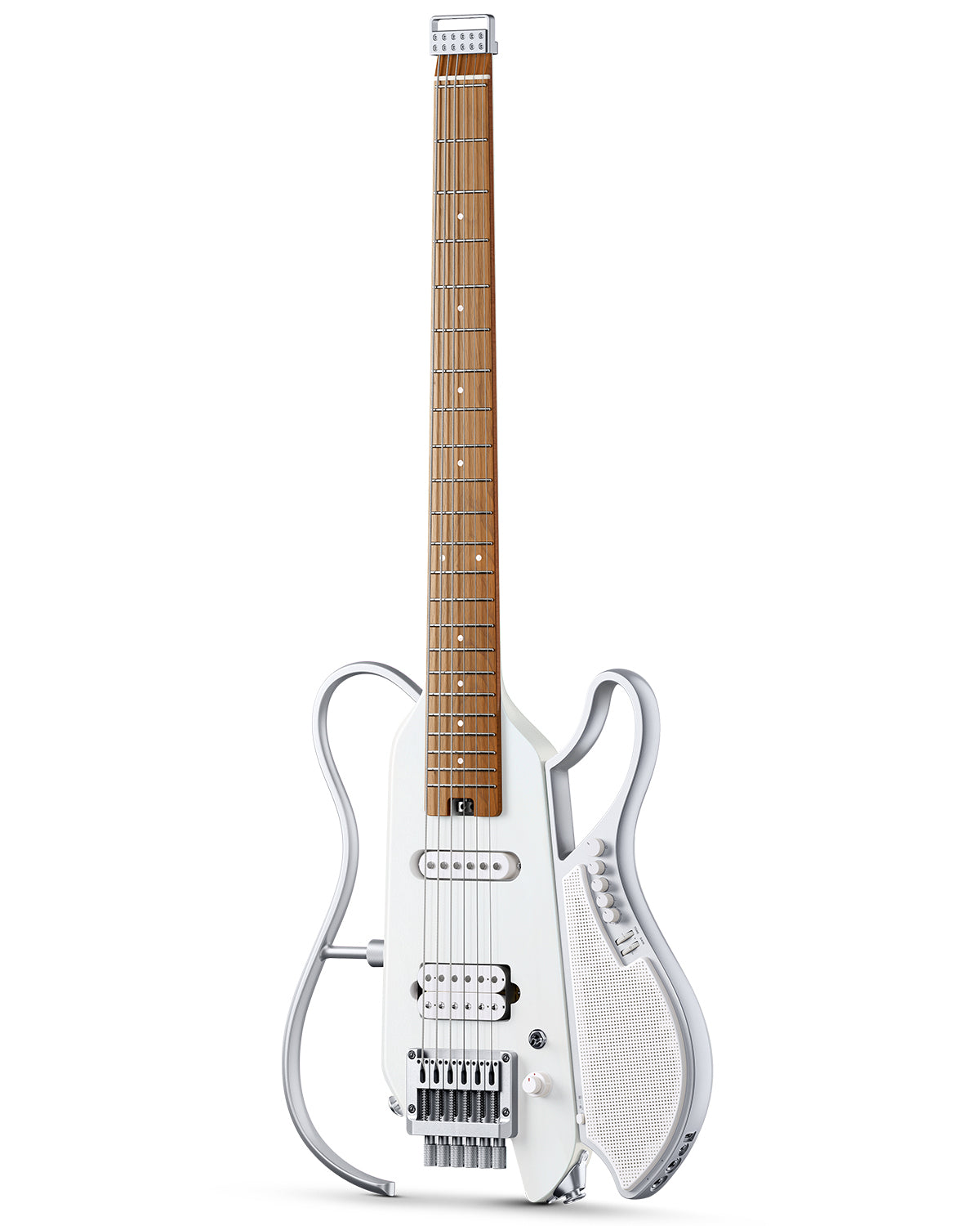 Donner HUSH X LIVE Guitare de voyage-Version Standard【Blanc】##