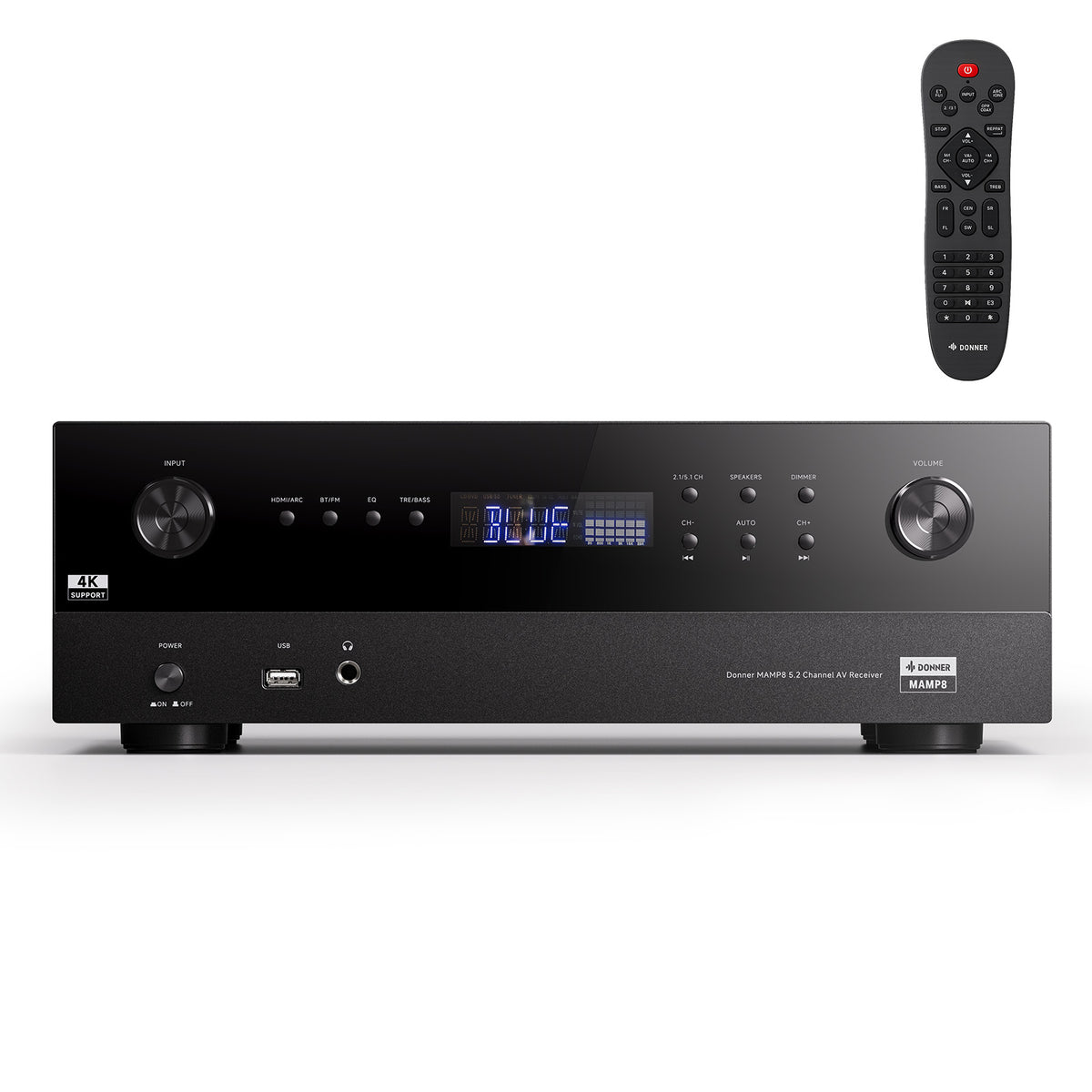 Donner MAMP8 Ampli AV 5.2 Canaux
