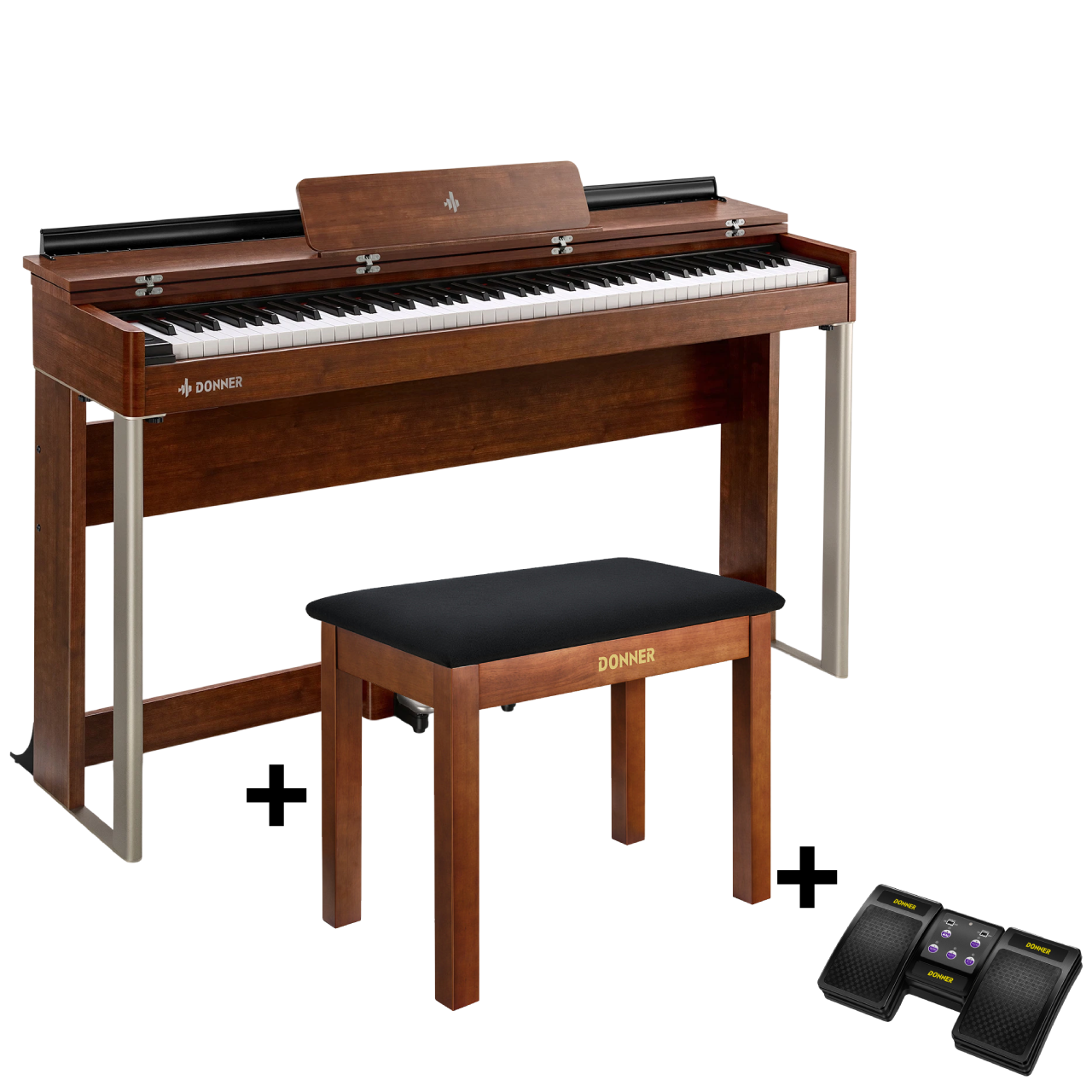 Donner DDP-200 Piano numérique avec mécanisme de marteau gradué-DDP-200 MK2##