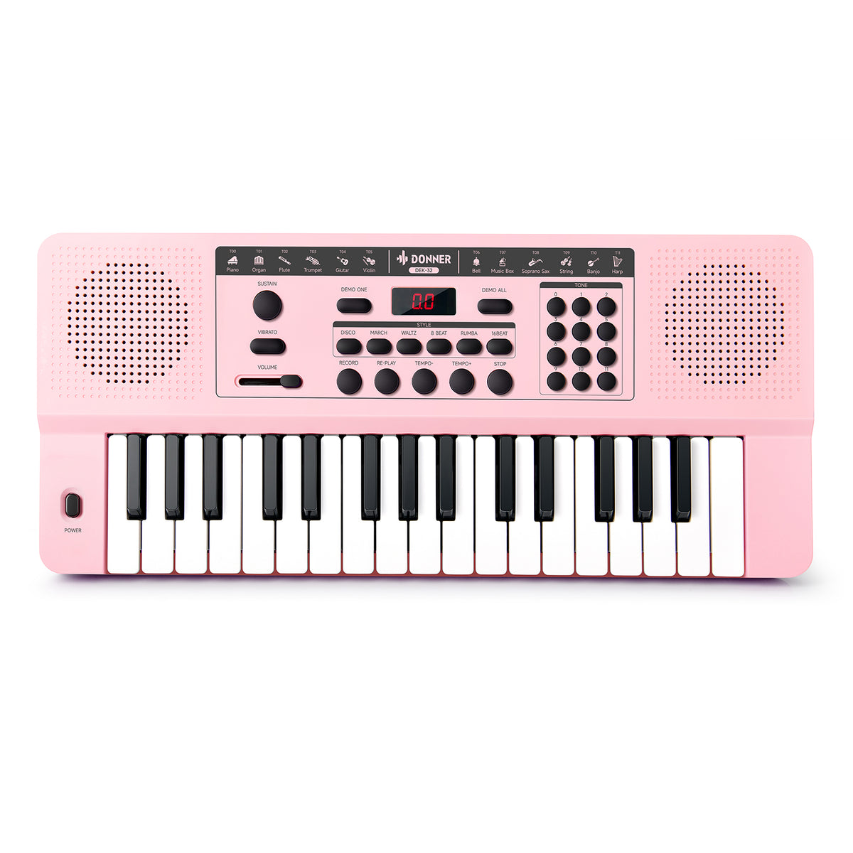 Donner DEK-32 à 32 touches Clavier électronique-KIDO 32 Touches Rose + DEK-32 Rose##