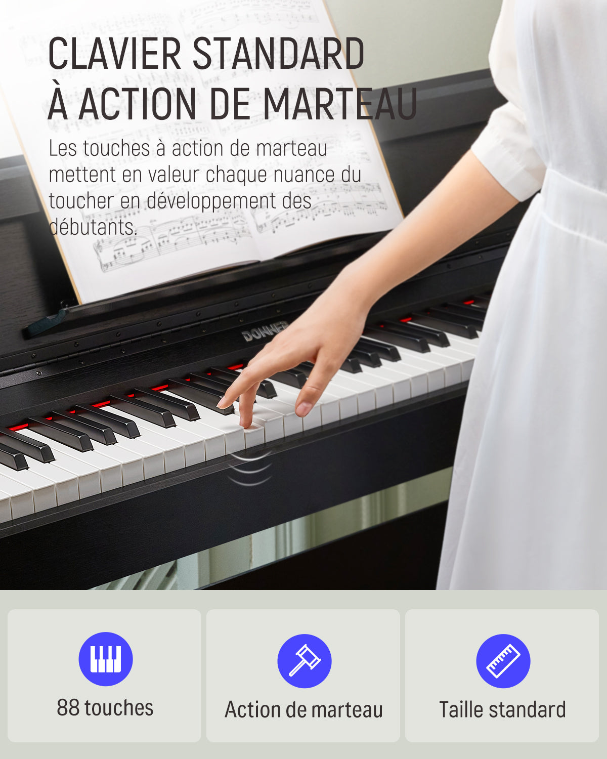 Donner DDP-90 Domestique Piano Numérique-DDP-90##