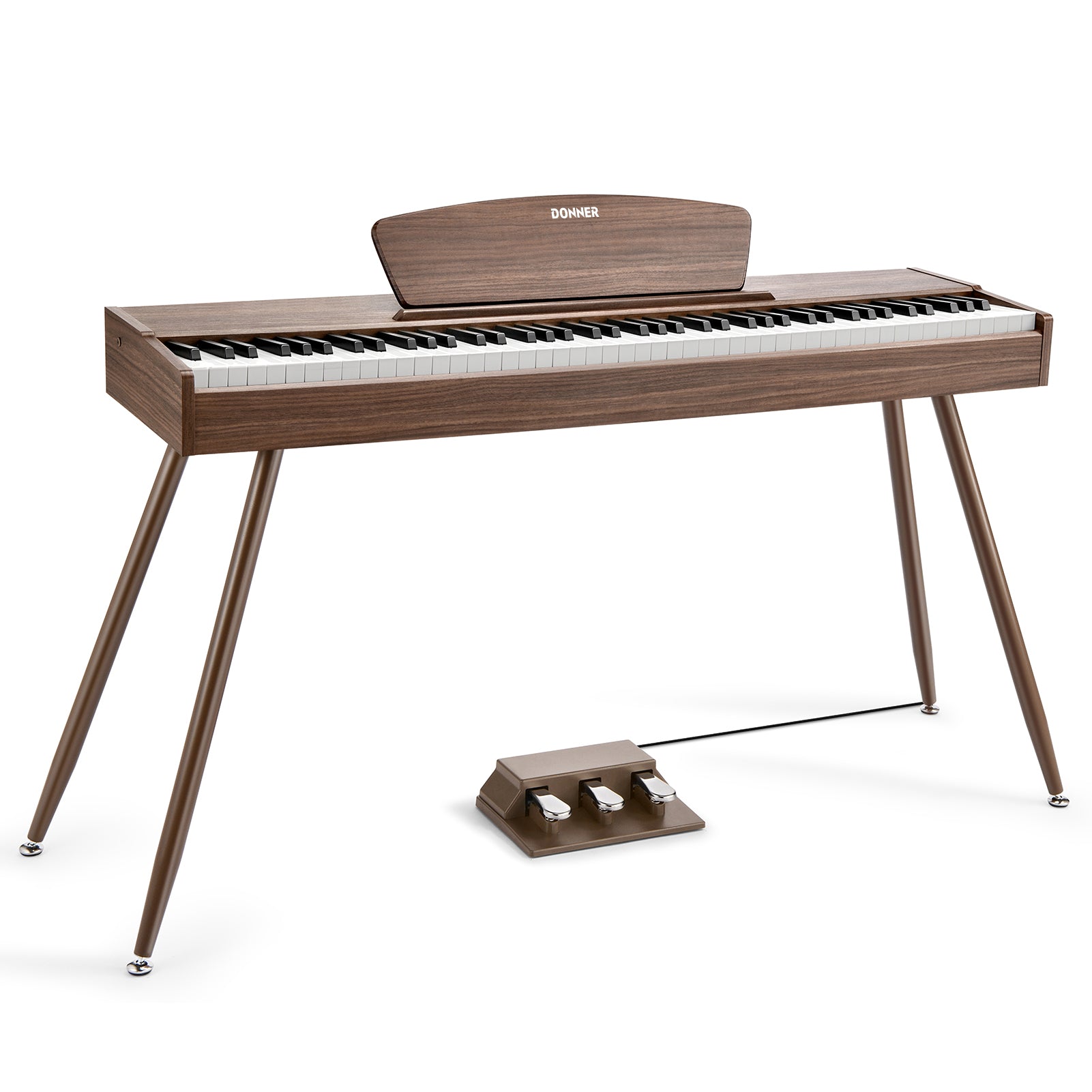 Donner DDP-80 Motif de Bois Piano Numérique-Noyer##