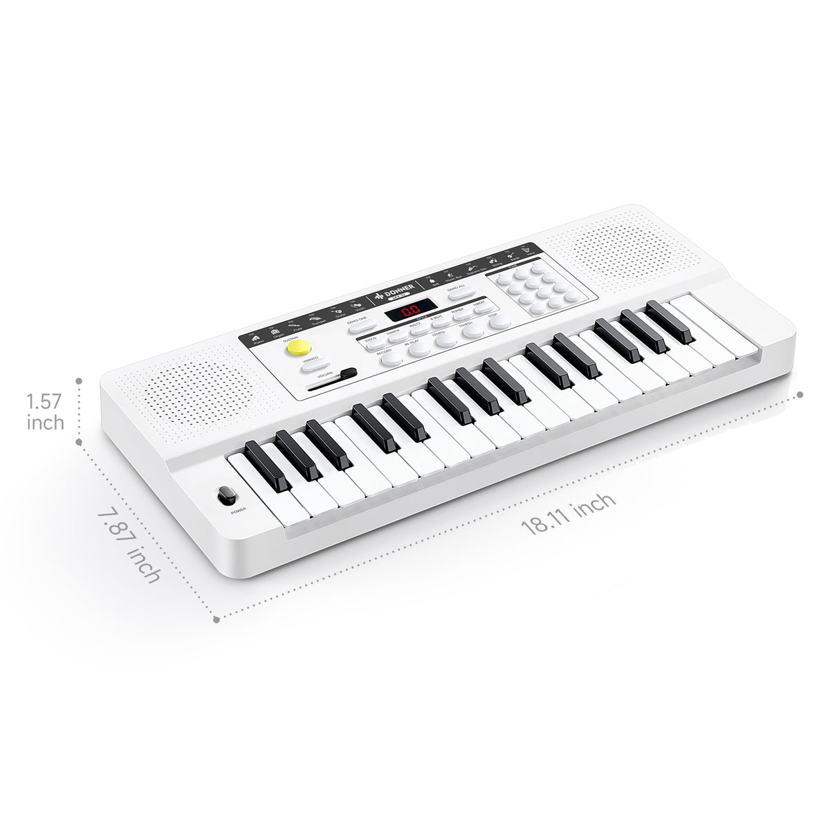 Donner DEK-32 à 32 touches Clavier électronique-KIDO 32 Touches Bleu + DEK-32 Blanc##