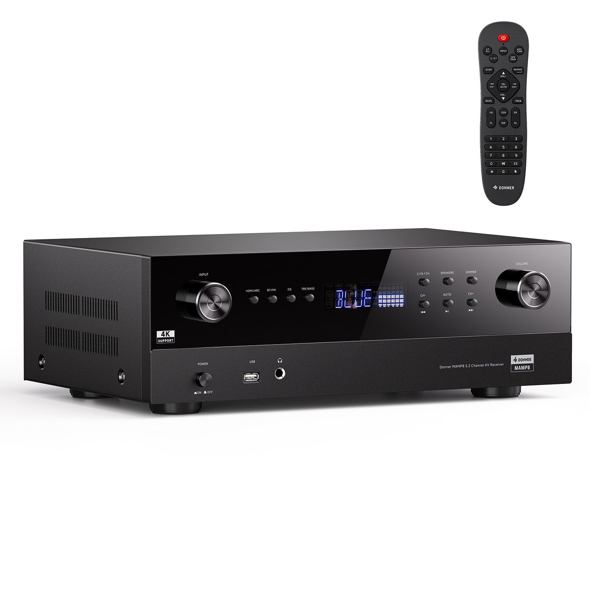 Donner MAMP8 Ampli AV 5.2 Canaux
