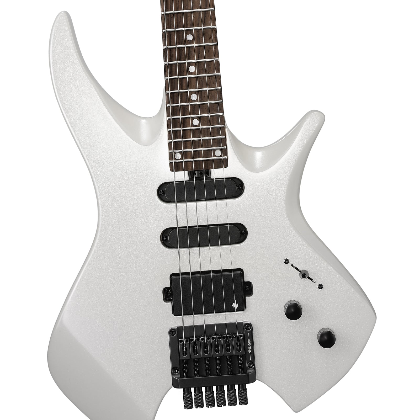 Donner NHL-500 Guitare Électrique Sans Tête-Blanc##