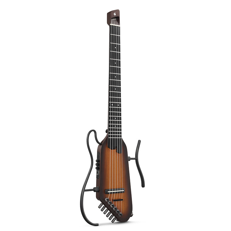 Donner HUSH™ C Guitare Nylon Voyage Électro-Acoustique-Sunburst##