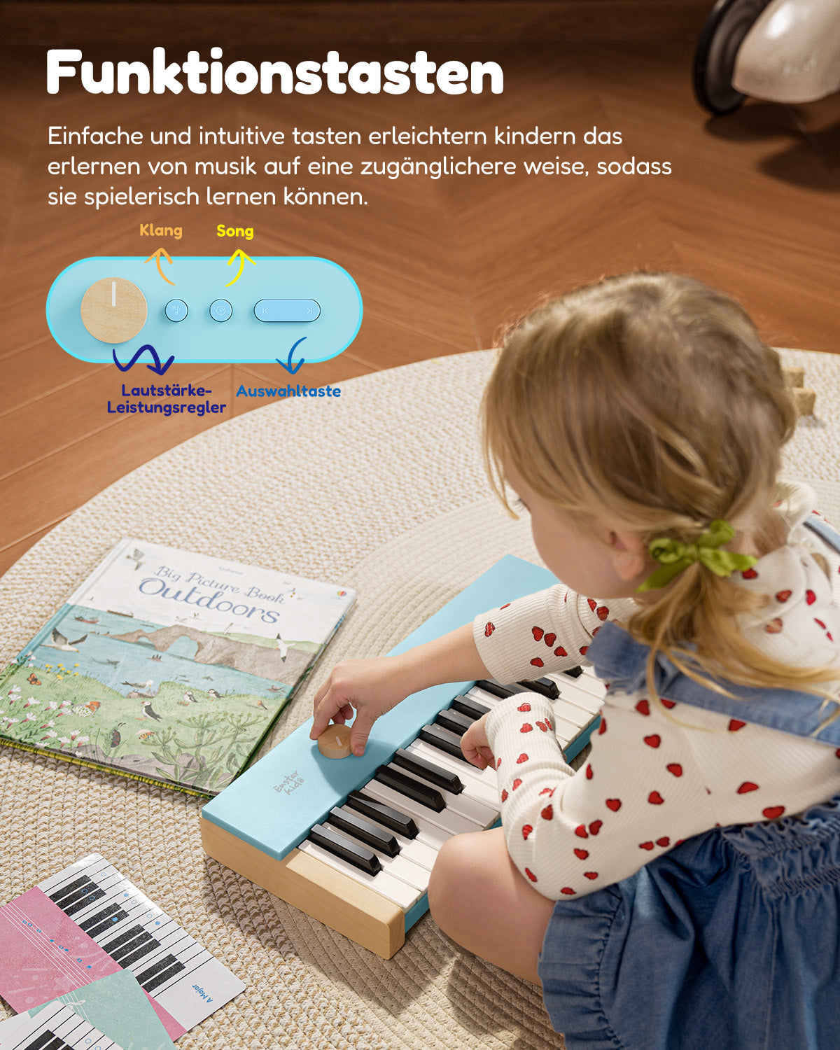 Donner DEK-32 à 32 touches Clavier électronique-KIDO 32 Touches Bleu + DEK-32 Blanc##