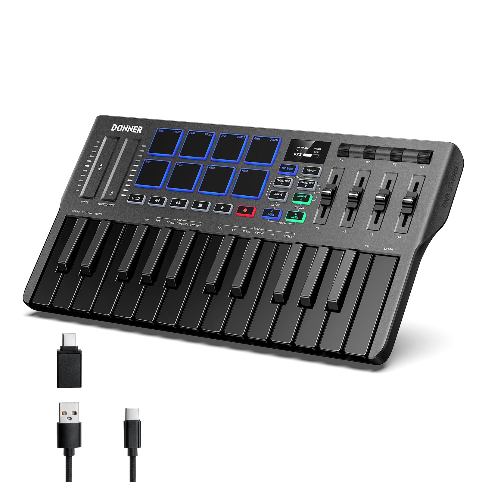 Donner DMK-25 Pro Clavier MIDI