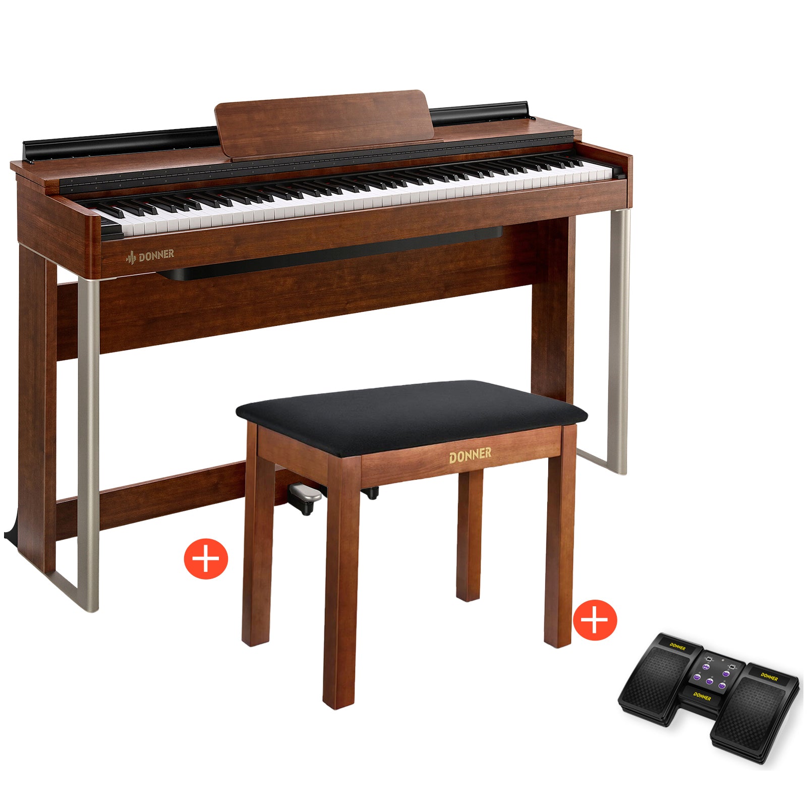 Donner DDP-200 Piano numérique avec mécanisme de marteau gradué