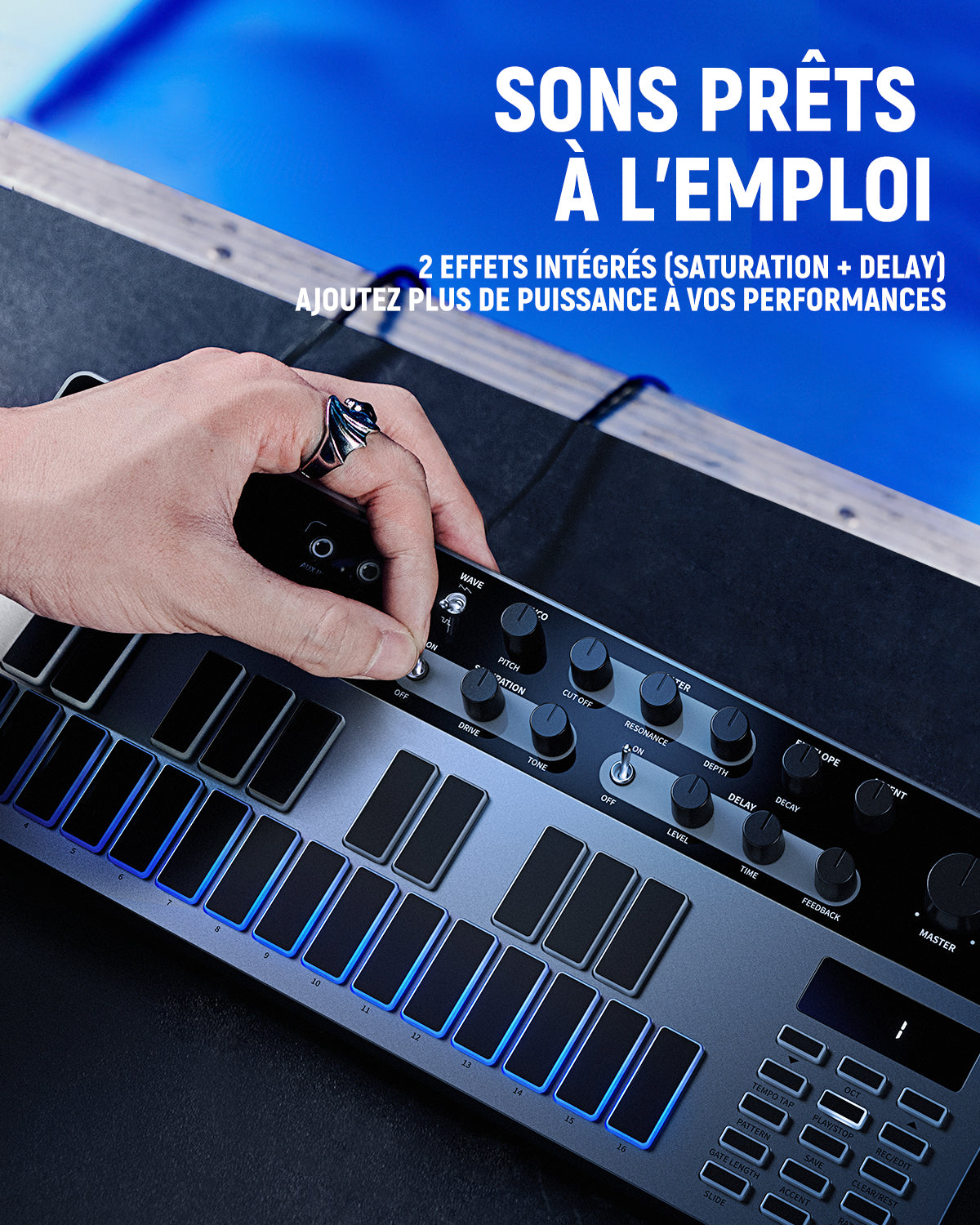 Donner Essential B1 Synthétiseur de basse analogique