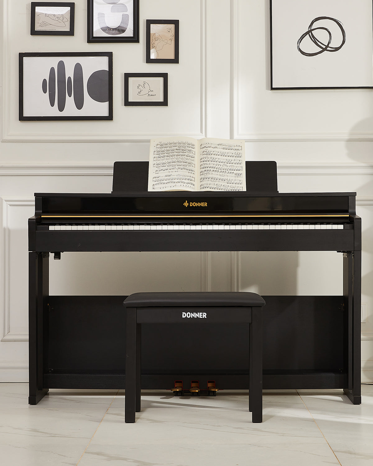 Donner DDP-400 Piano Numérique à Touches Pondérées