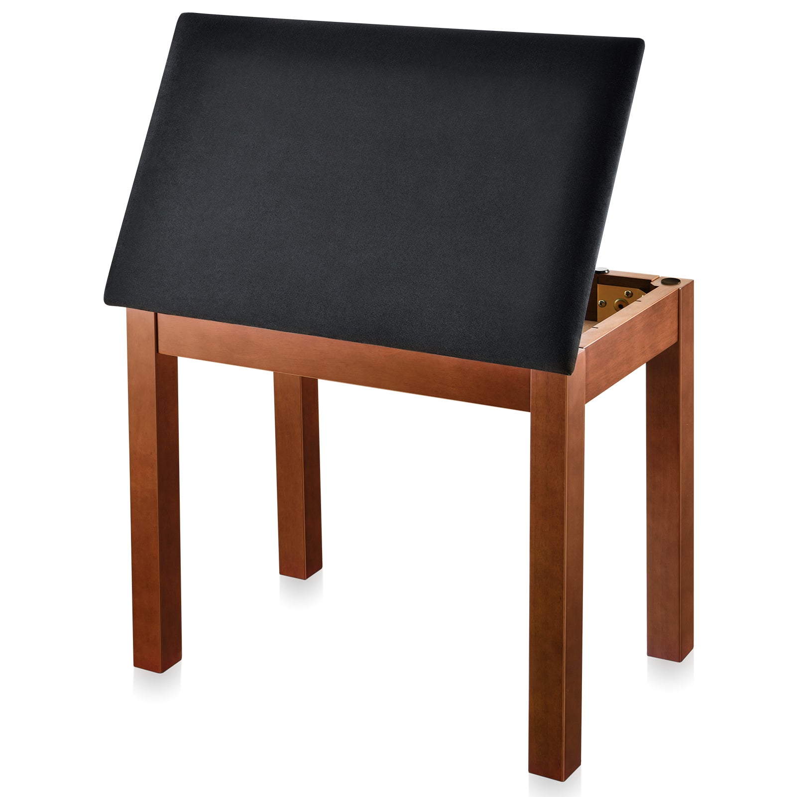 Donner DKB-10 Bois Massif Banc Piano avec Rangement-Marron##