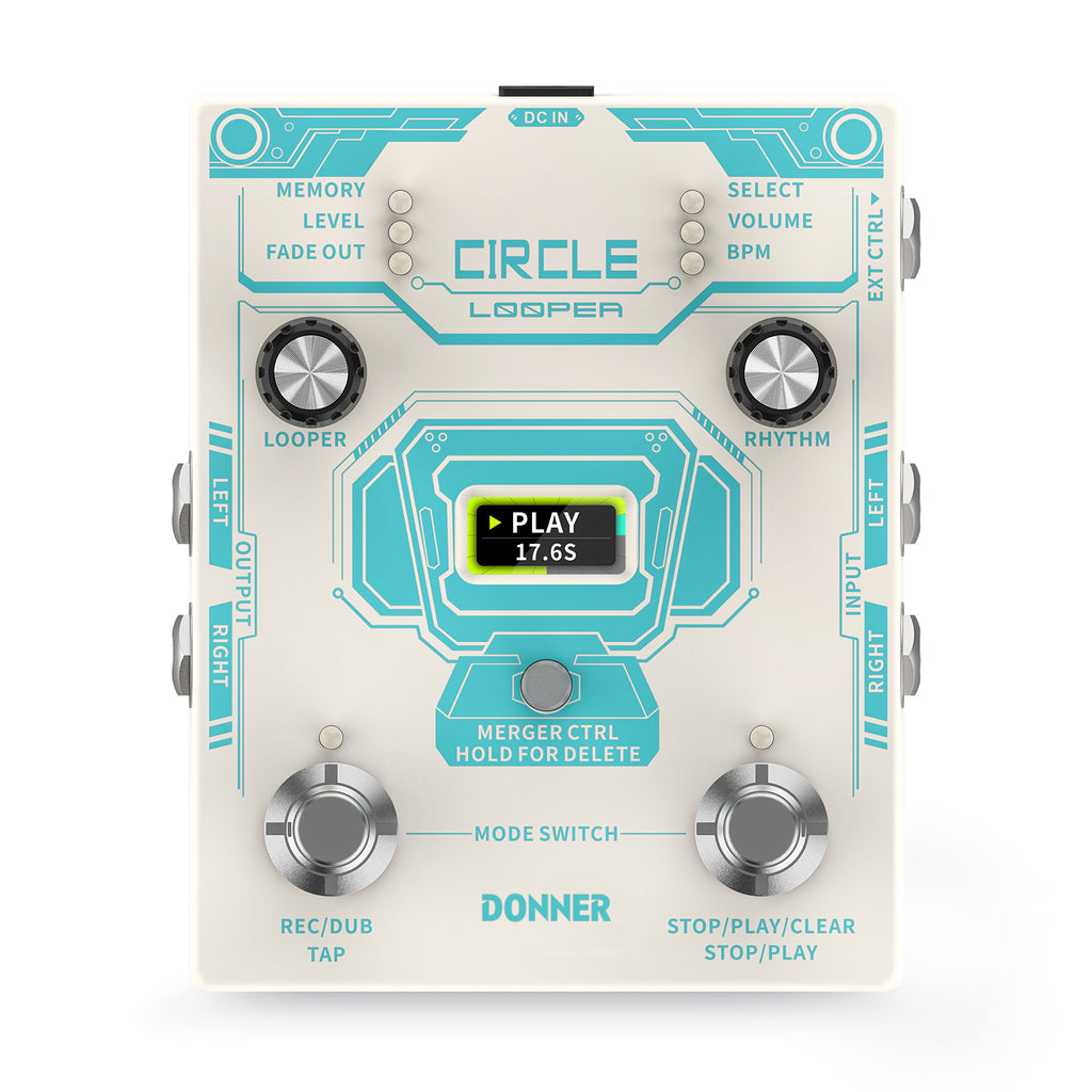 Donner Triple Looper エフェクター ルーパー 最大90分録音