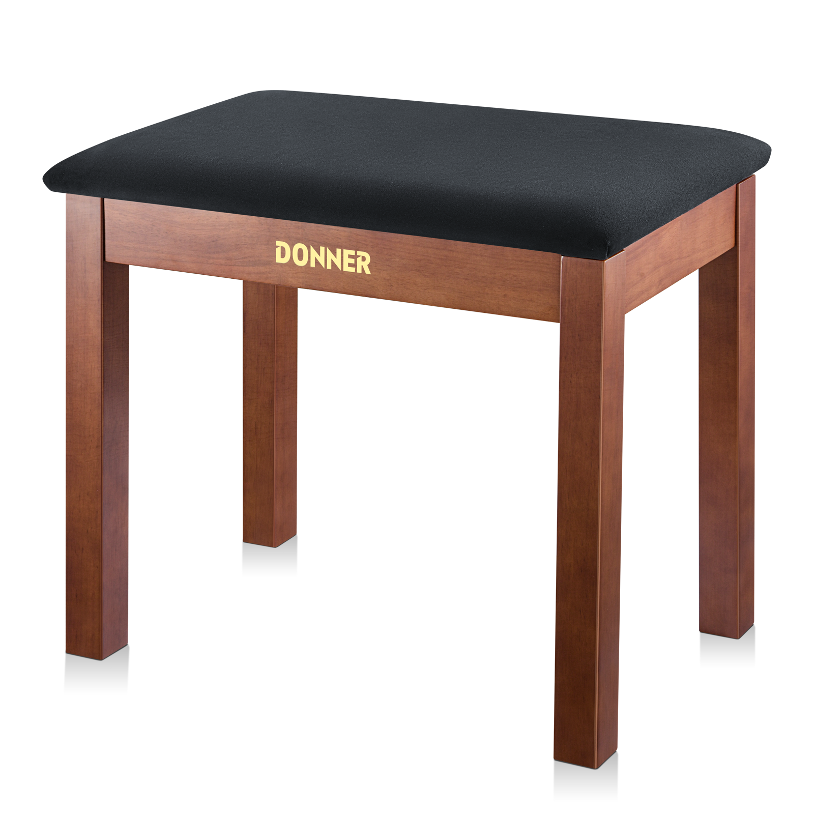 Donner DKB-10 Bois Massif Banc Piano avec Rangement-Marron##