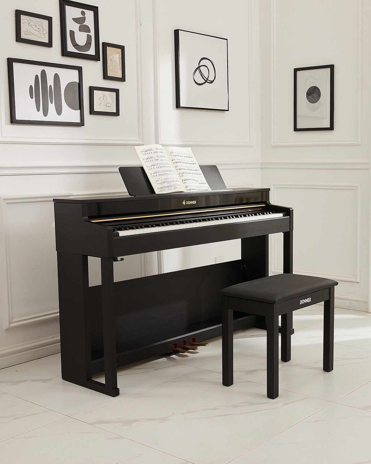 Donner DDP-400 Piano Numérique à Touches Pondérées