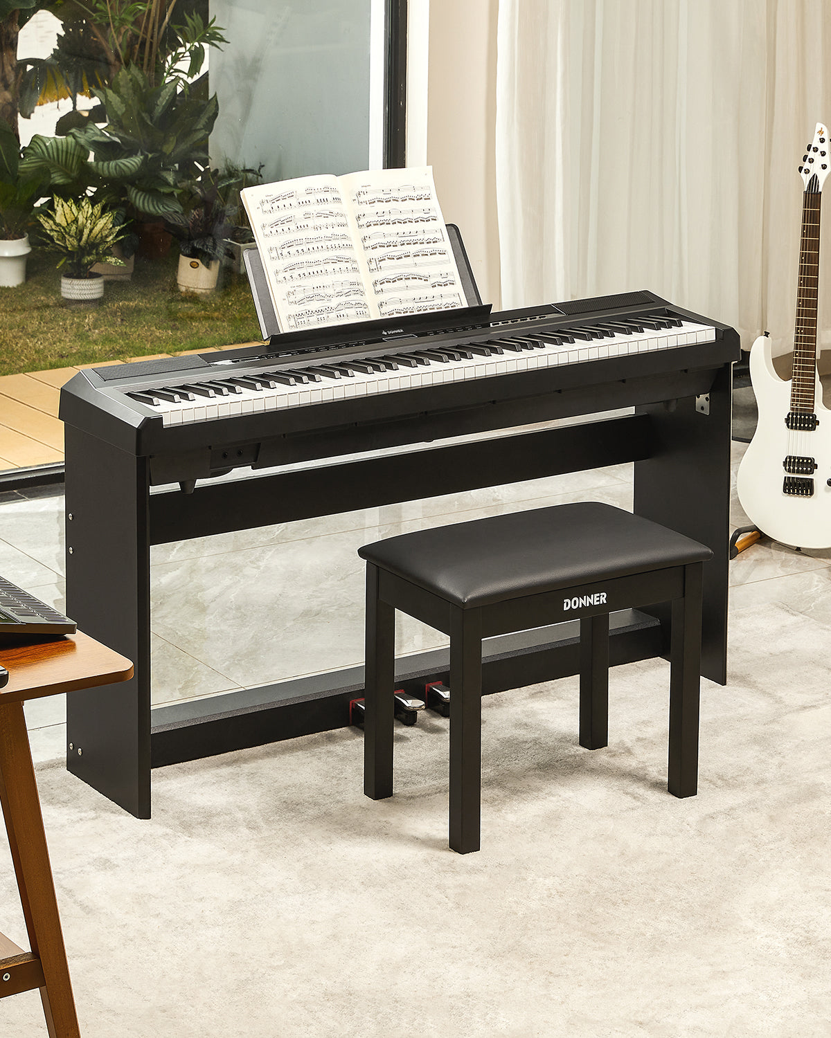 Donner DEP-20 lestées Piano Numerique-Noir##