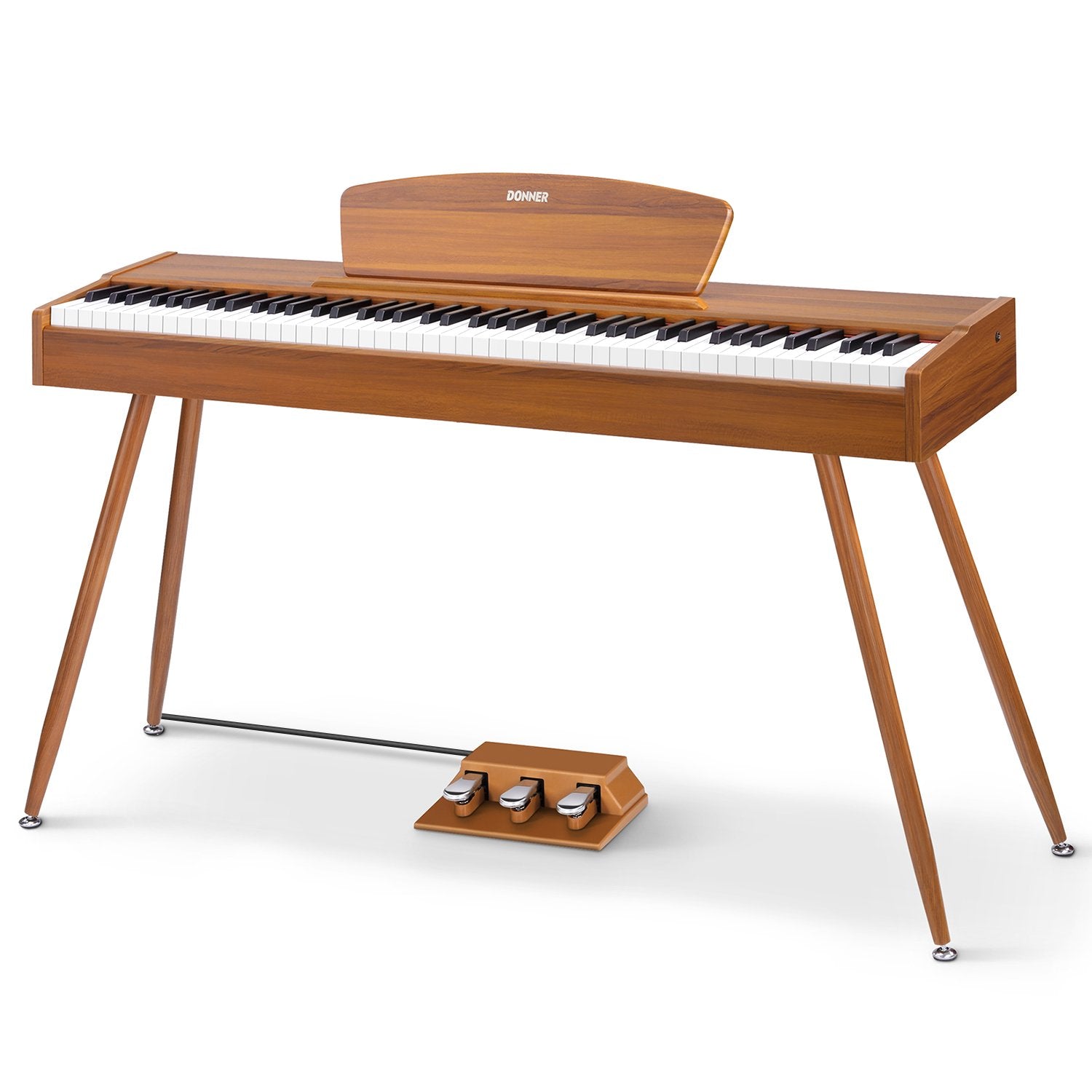 Donner DDP-80 Motif de Bois Piano Numérique-Bois naturel##