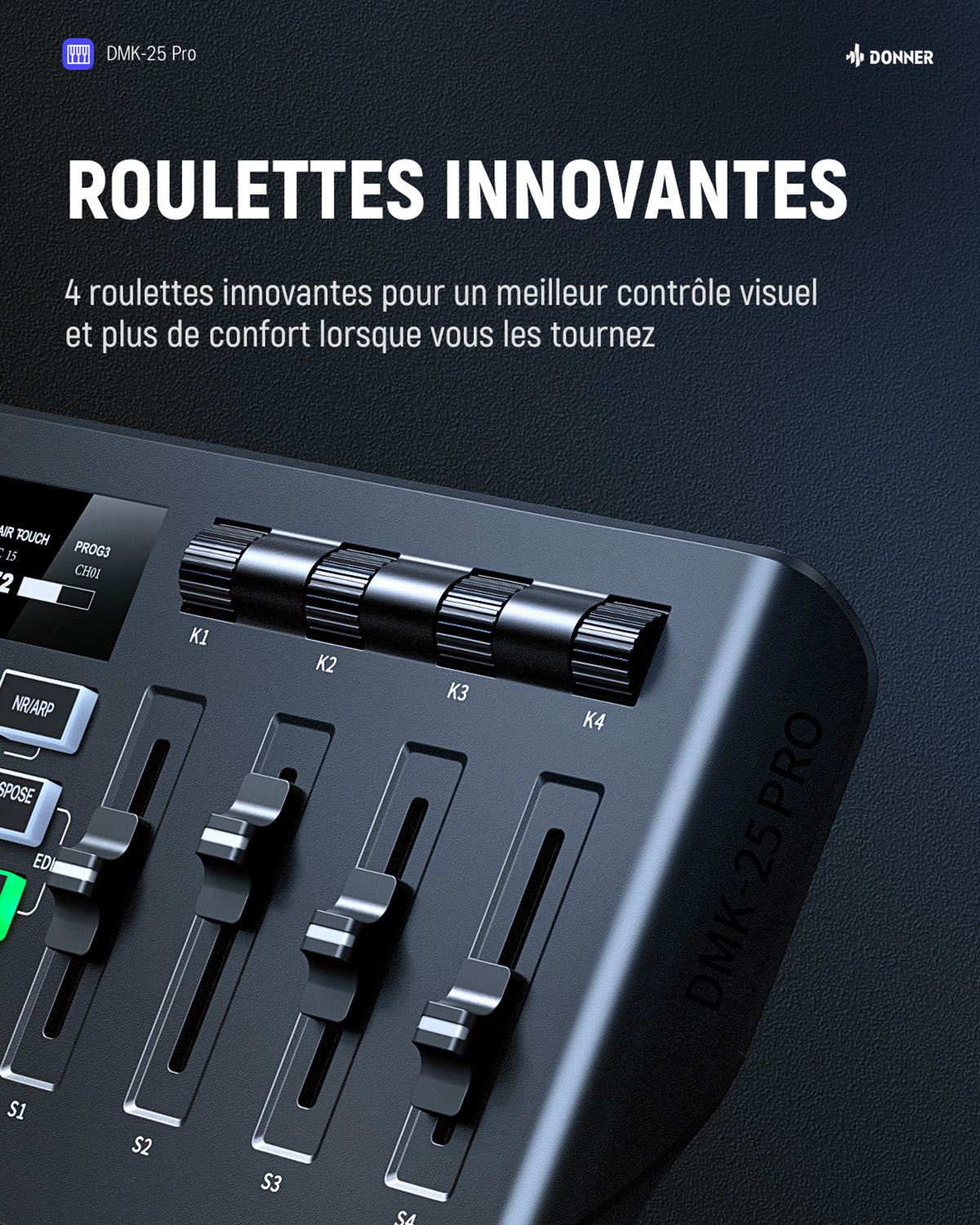 Donner DMK-25 Pro Clavier MIDI