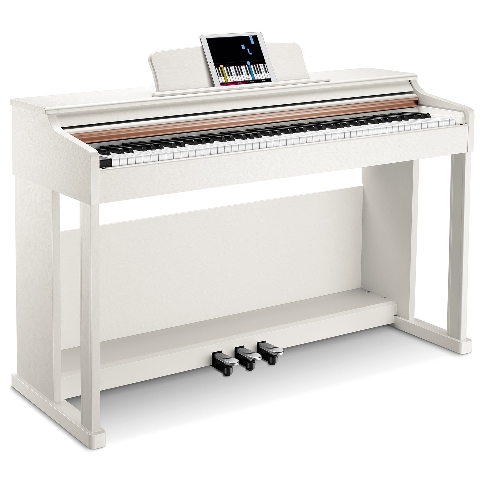 Donner DDP-100 Vertical lesté Piano Numérique-Blanc##
