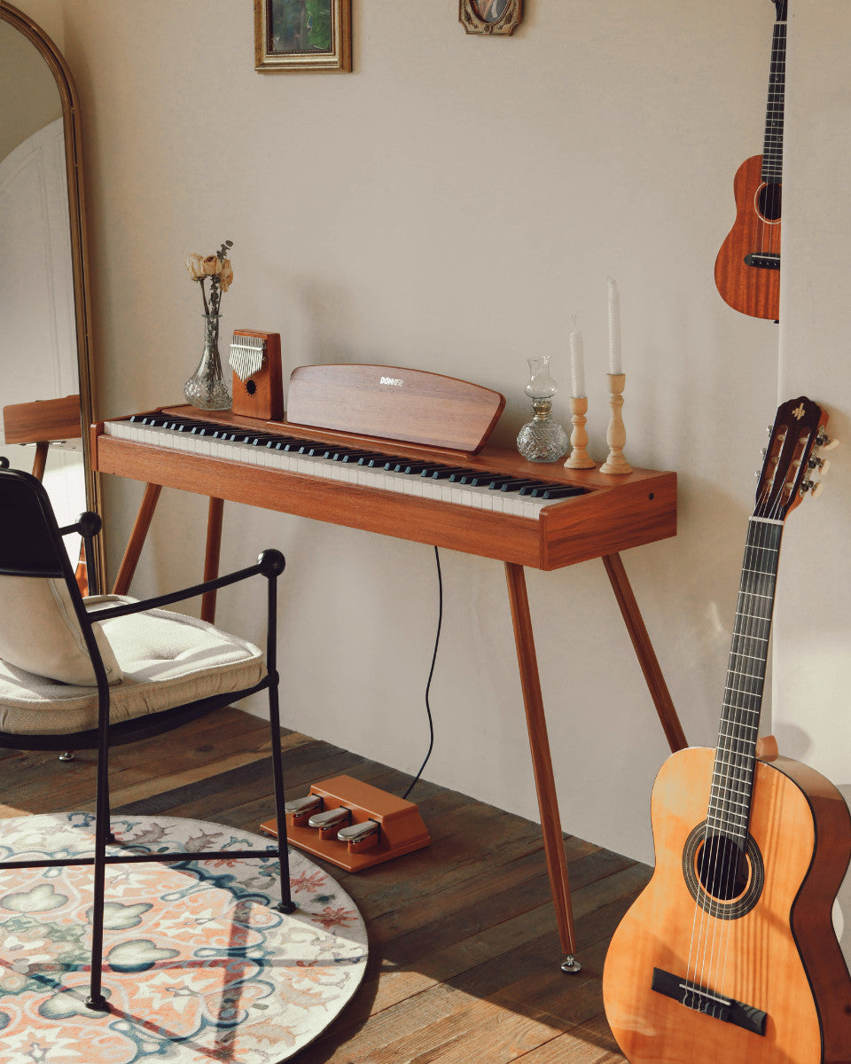 Donner DDP-80 Motif de Bois Piano Numérique-Son amélioré##