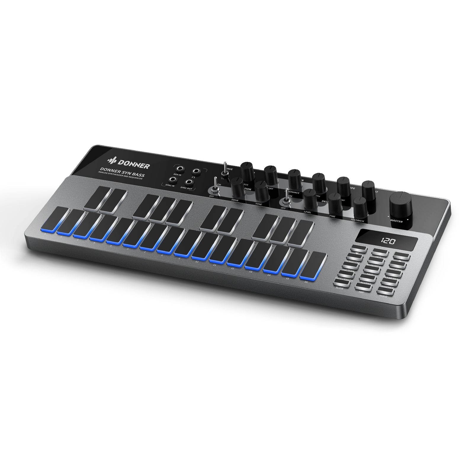 Donner Essential B1 Synthétiseur de basse analogique