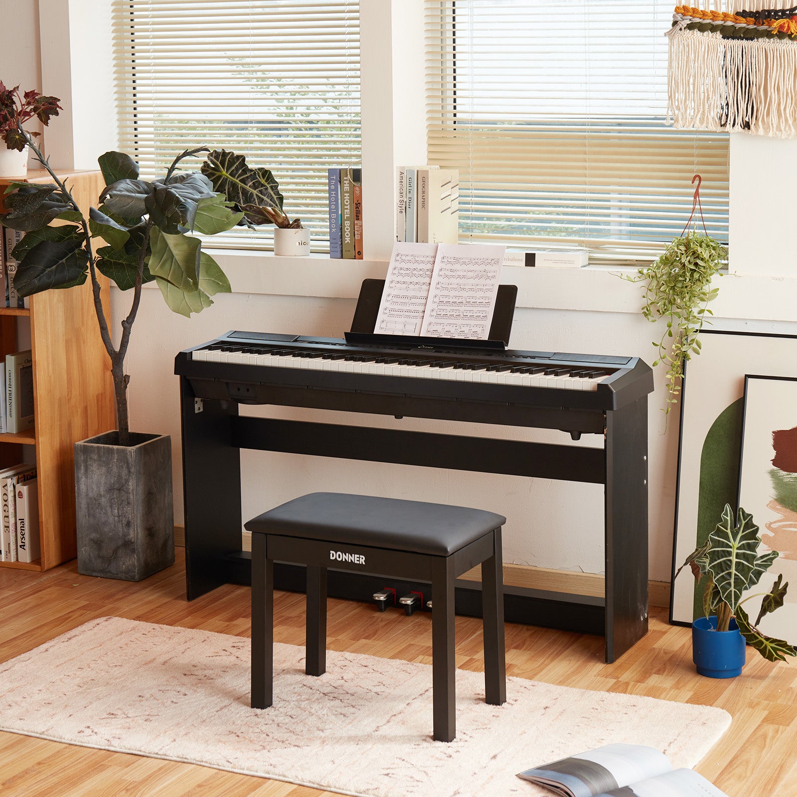 Donner DEP-20 lestées Piano Numerique-Noir##