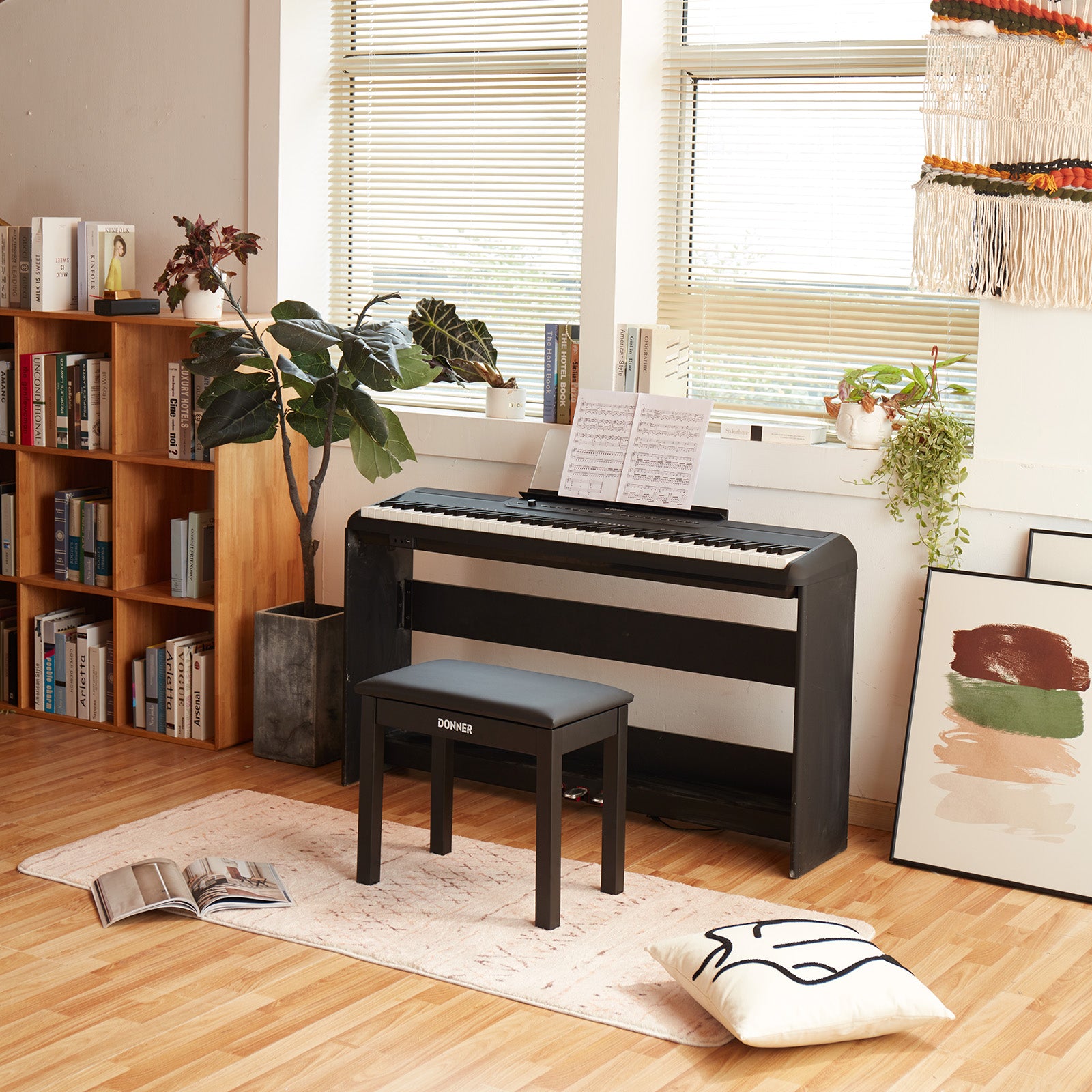 Donner SE-1 Piano Numérique 88 Touches Toucher Lourd-Noir##