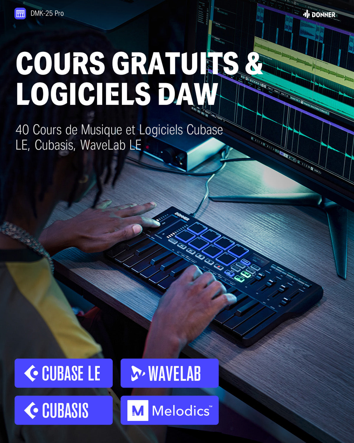 Donner DMK-25 Pro Clavier MIDI