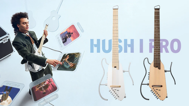 Découvrez le compagnon de voyage ultime : la guitare de voyage Donner HUSH-I PRO