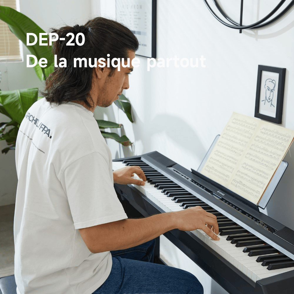 Clavier portable Donner DEP-20, un mentor sur le chemin de la musique