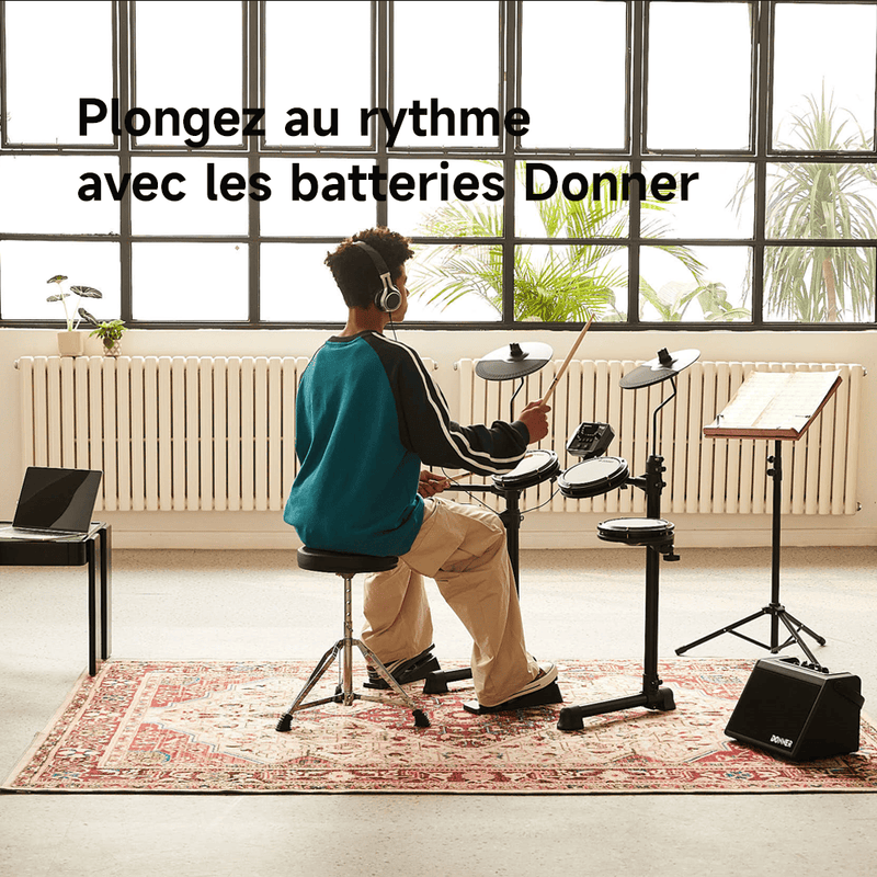 Entrez dans le rythme : maîtrisez la batterie électronique avec Donner DED-80 et DED-200