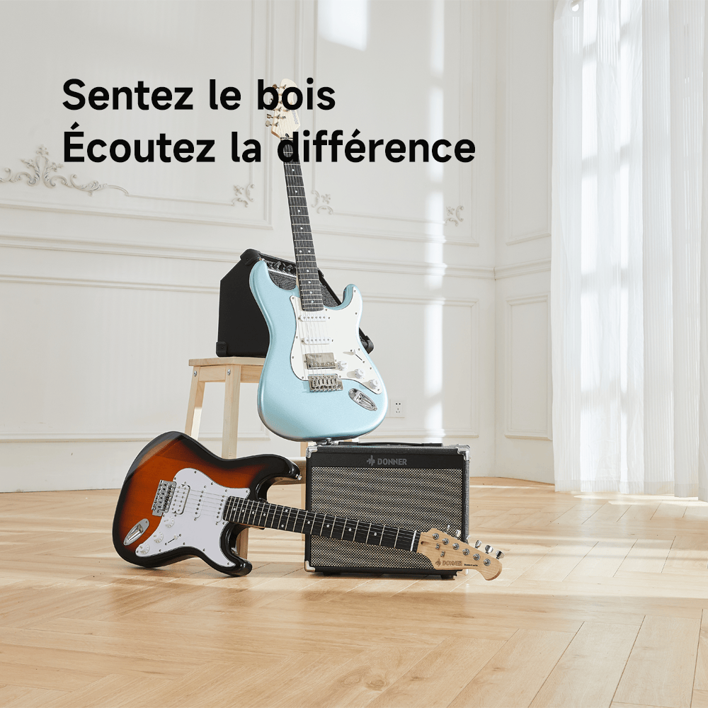 Influence des différents bois sur le son des guitares électriques