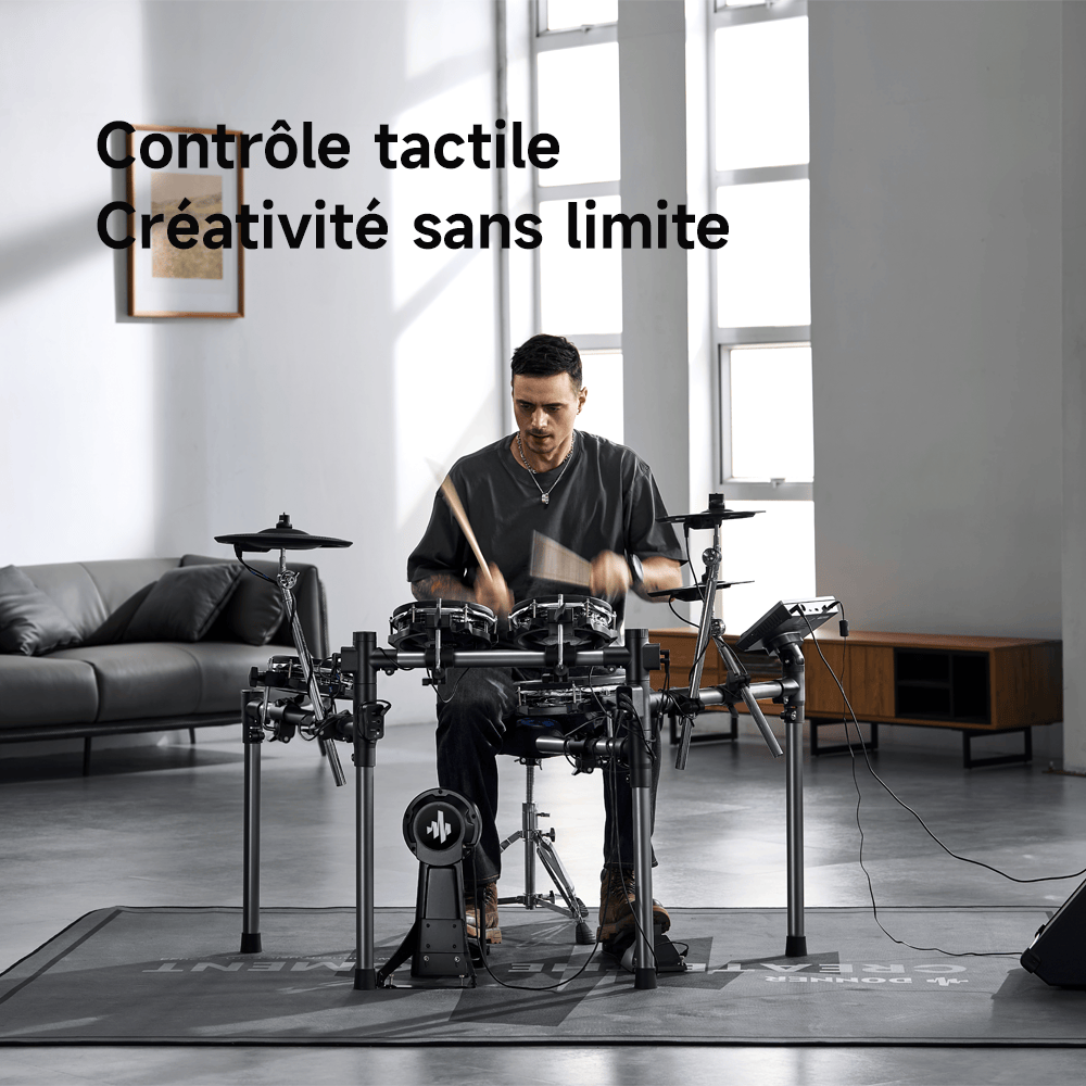 Présentation de la nouvelle version de la batterie électronique Donner Beat