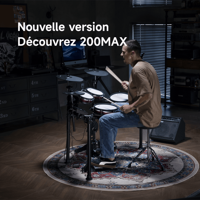 Kit de batterie électronique Donner DED-200 MAX : une meilleure version d'un modèle Donner Classic