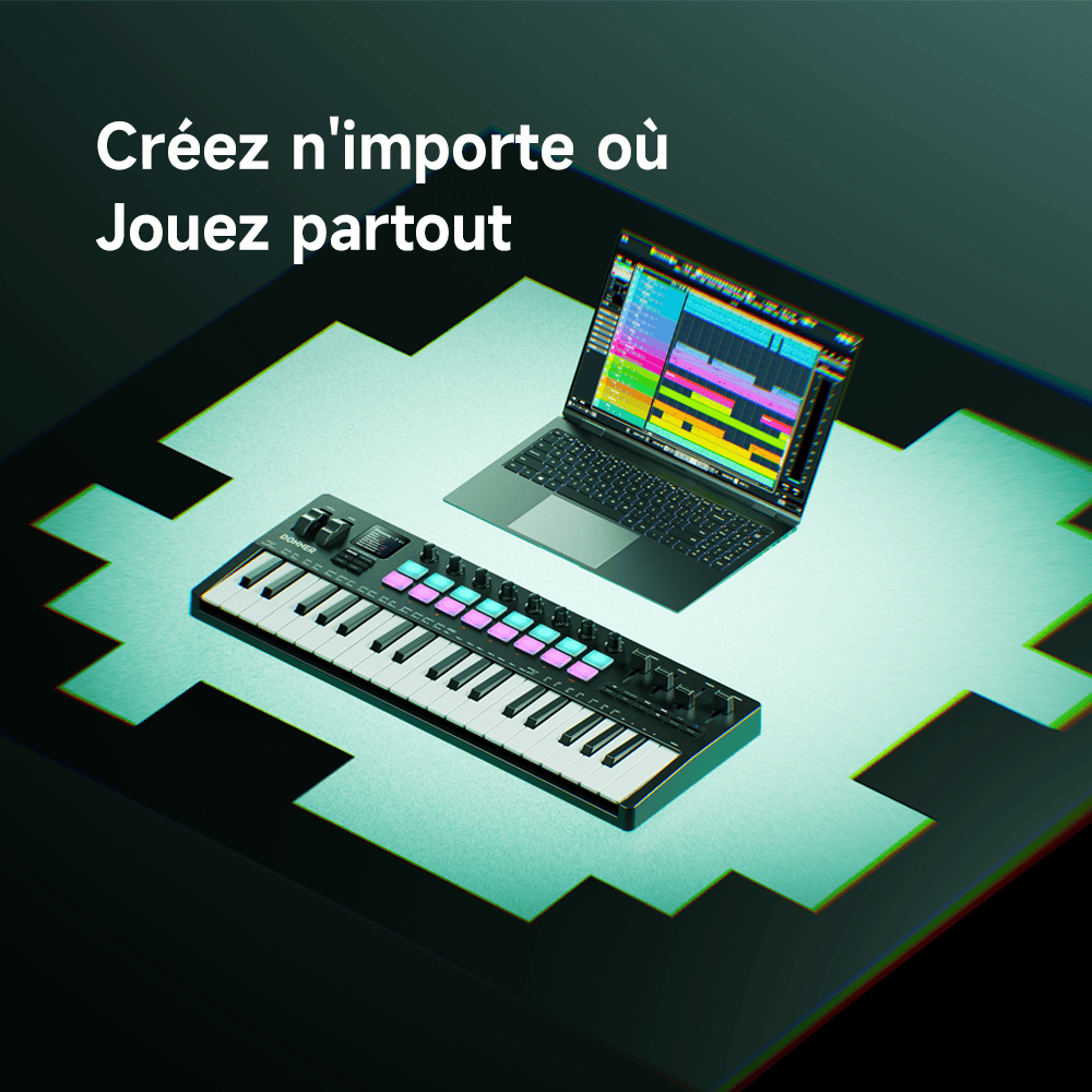 Donner STARRYKEY-37 PLAY – Contrôleur MIDI portable 37 touches