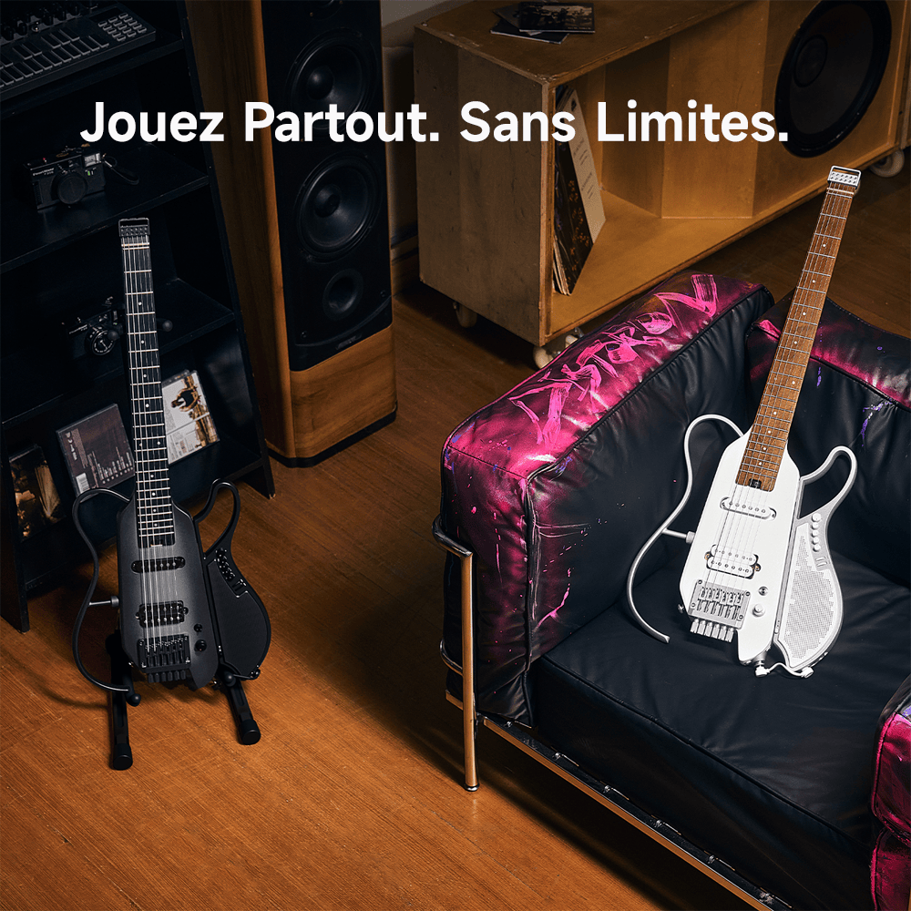 DONNER HUSH X LIVE Guitare Électrique Headless