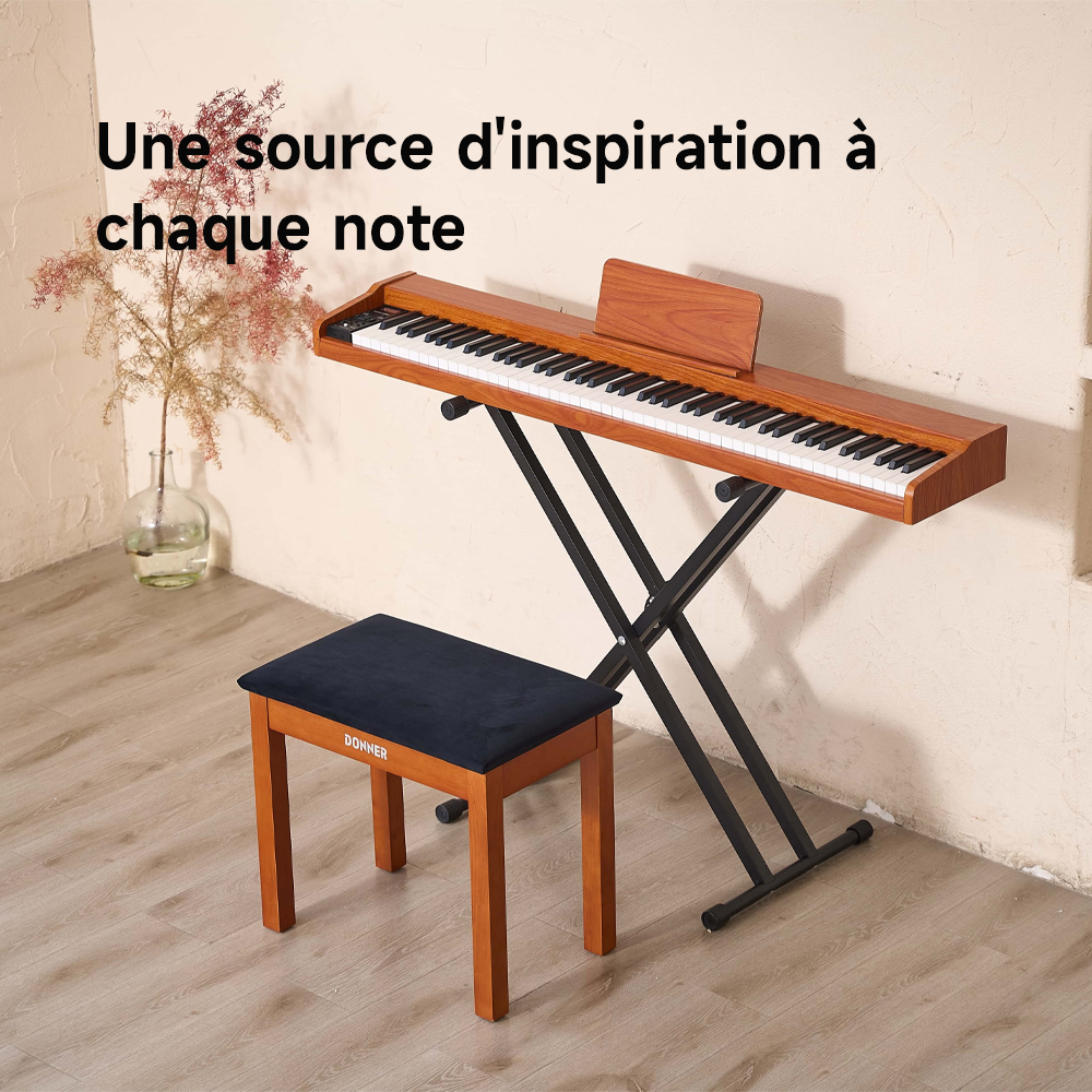 Test du Donner DEP-1S : Piano Numérique 88 Touches pour Débutants