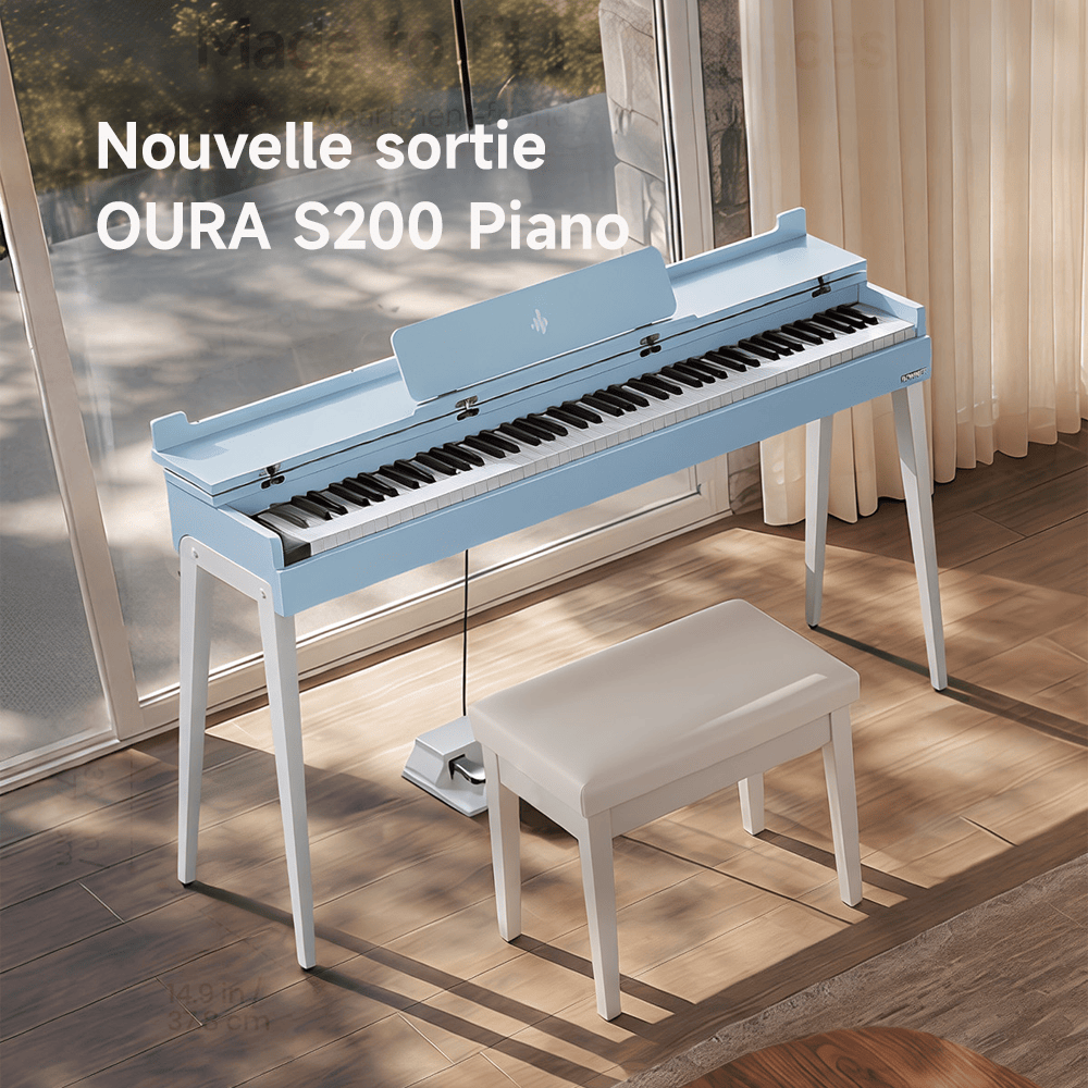 Nouvelle sortie - Piano numérique Donner OURA S200 – Conçu pour une vie calme et inspirée