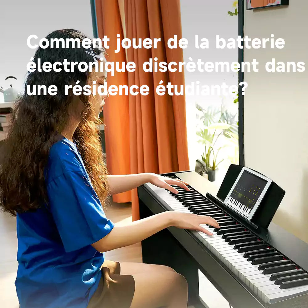 Piano numérique portable pour une résidence étudiante
